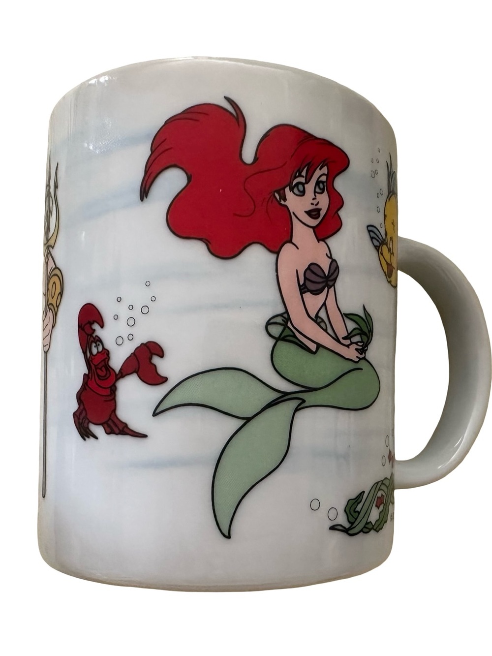 Set of 3 different 1990s Disney Parks mugs Peter Pan, Little Mermaid & Tigger